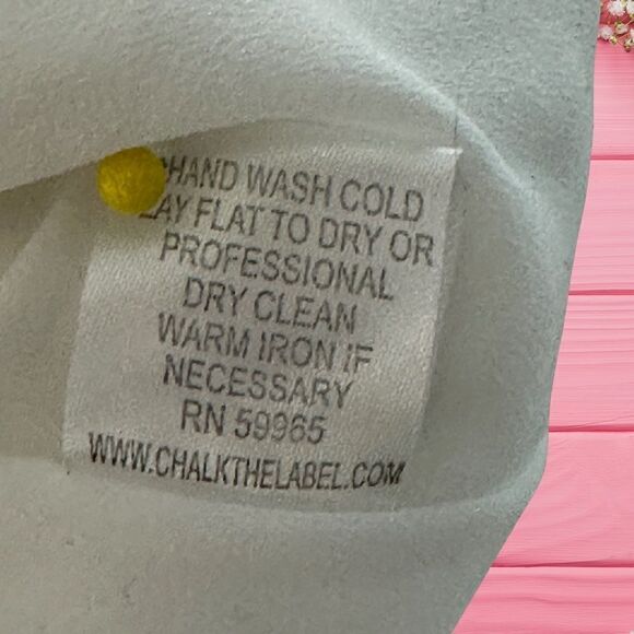 Chalk the Label Womens Jacket Size 4 White Lace Floral Fairy - Picture 12 of 12